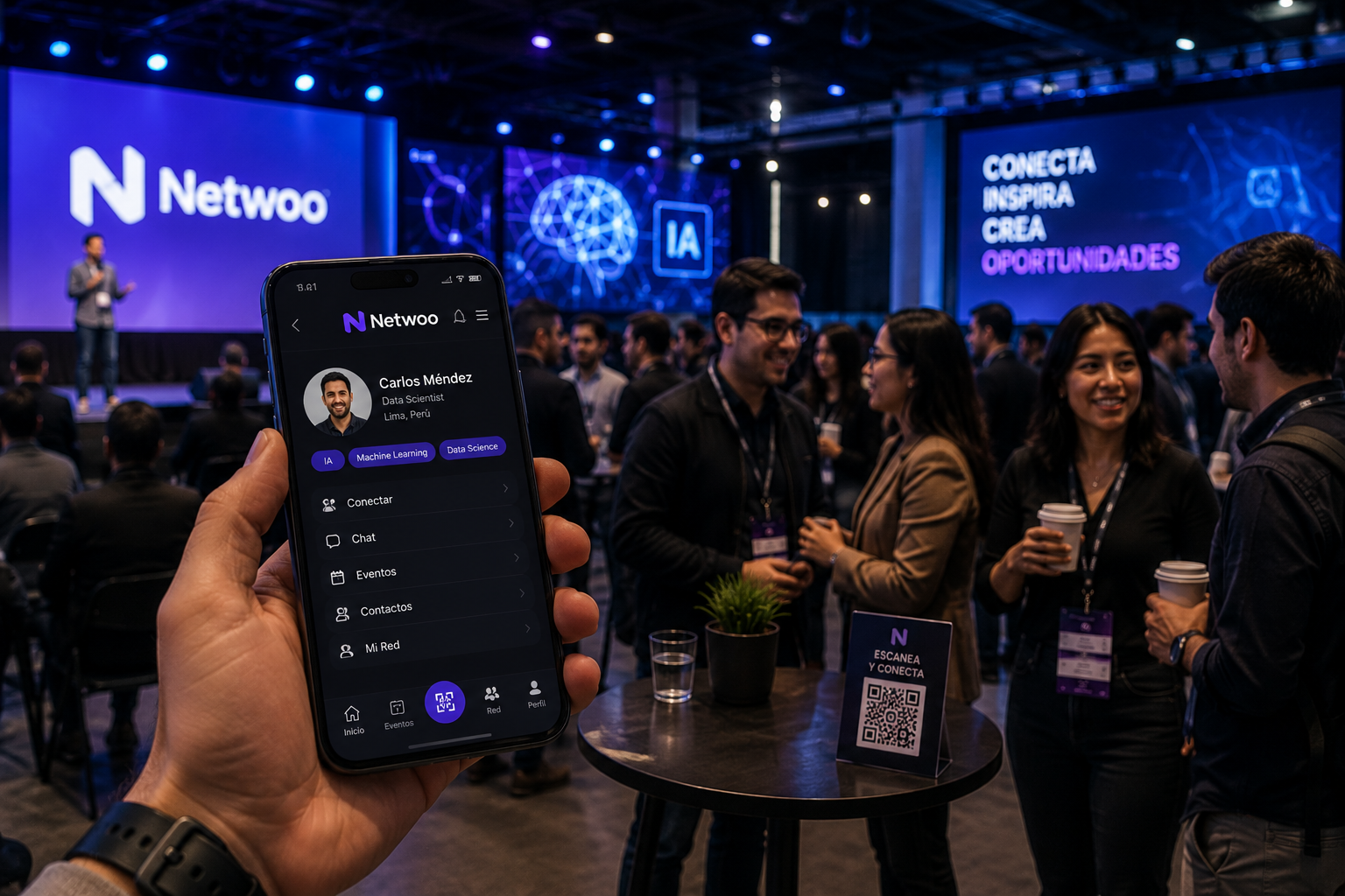 Netwoo: La App de Networking que Está Revolucionando los Eventos de Tecnología e IA en Perú