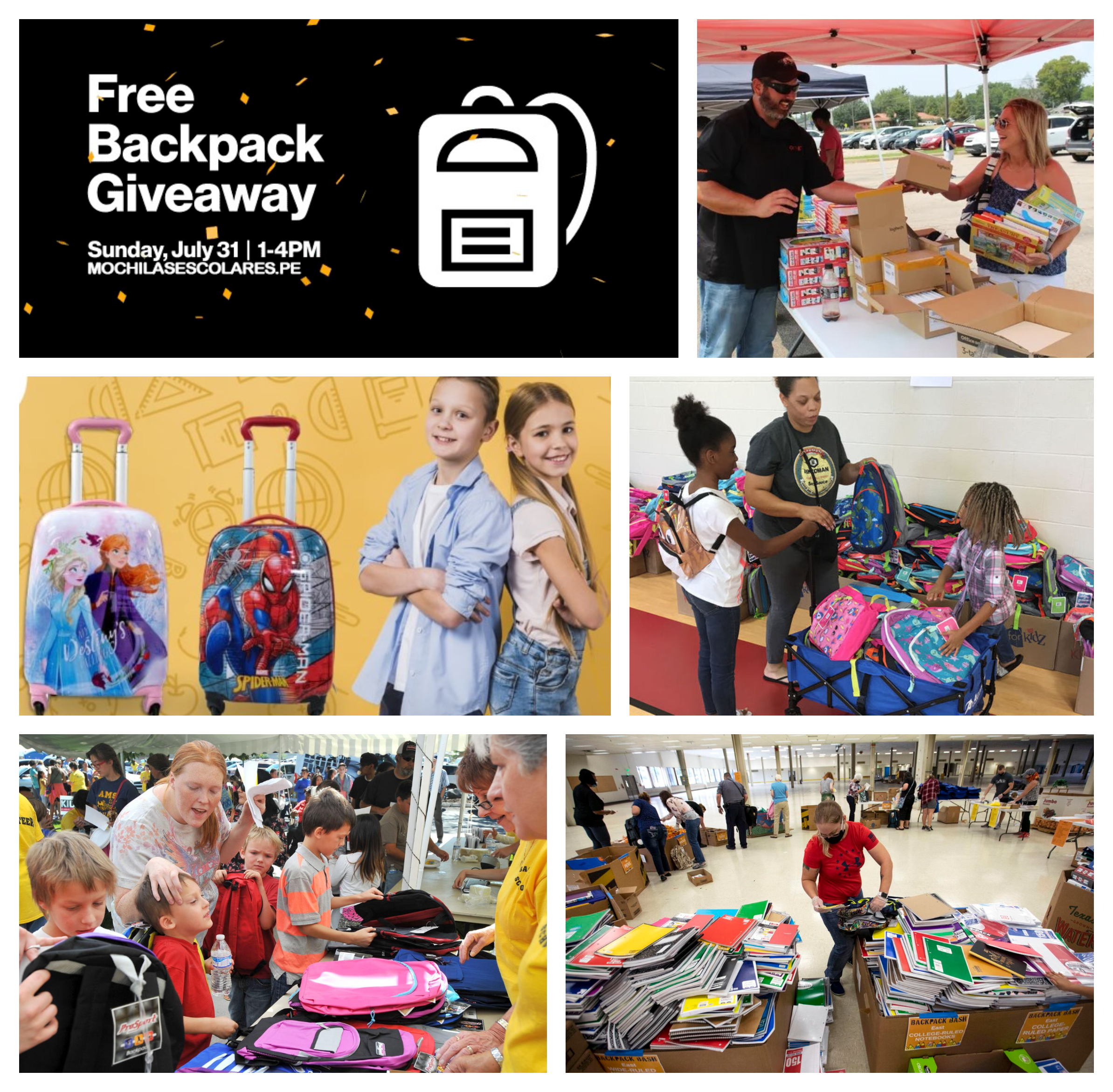 Gana Mochilas Gratis con Útiles este 2022